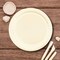 24 Count Ivory Round Dessert Paper Plates for Elegant Event Settings 7"